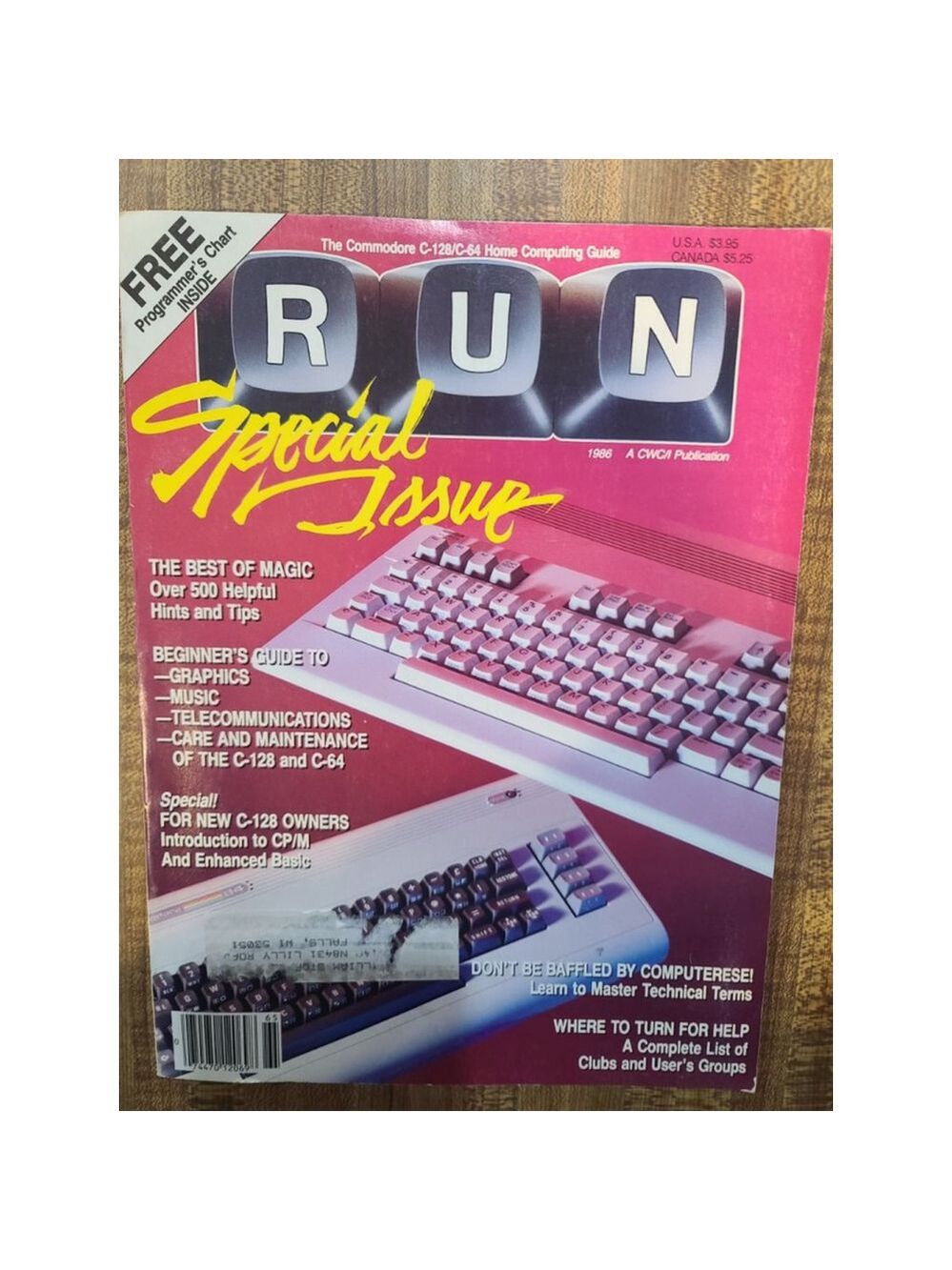 1986 RUN Commodore C-128/C-64 Magazine Special Issue - Picture 2 of 6